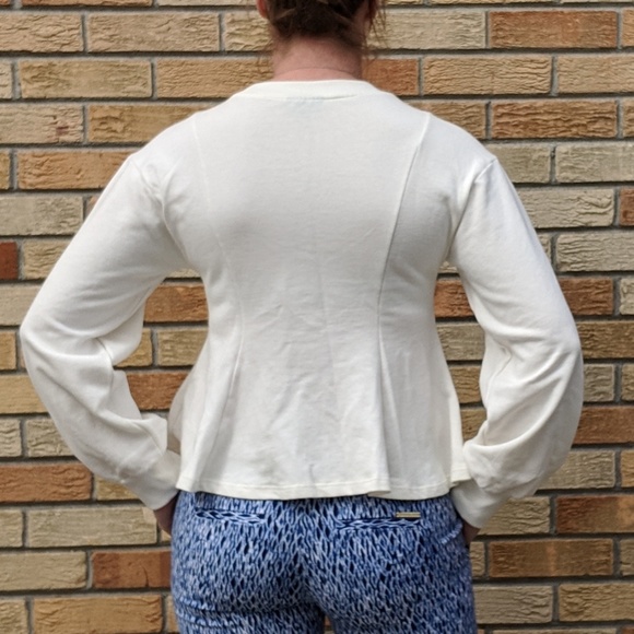 White crewneck Topshop Sweater - Picture 2 of 8